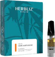 HERBLIZ CBD VAPE 250 mg klassisch Kartusche